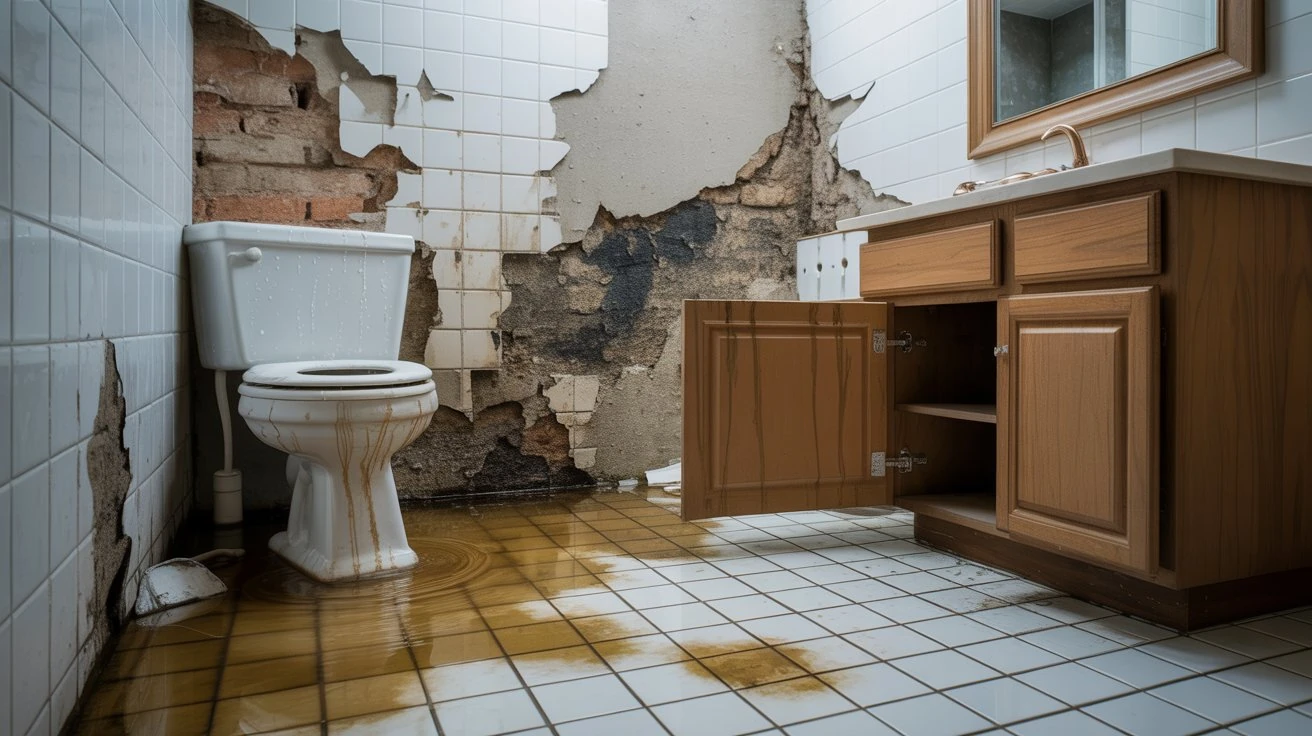 Bathroom Water Damage Repair and Refurbishment Specialists Surrey
