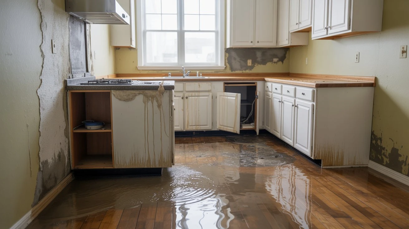 Kitchen Water Damage Repair and Refurbishment Specialists in Surrey - Call 07525 617575
